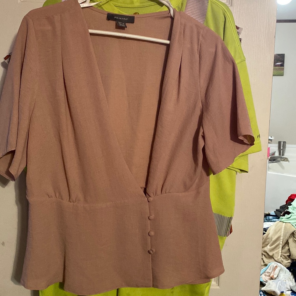 Very pretty primark brand size 12 blouse blush pink